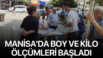 Manisa'da boy ve kilo ölçümleri başladı