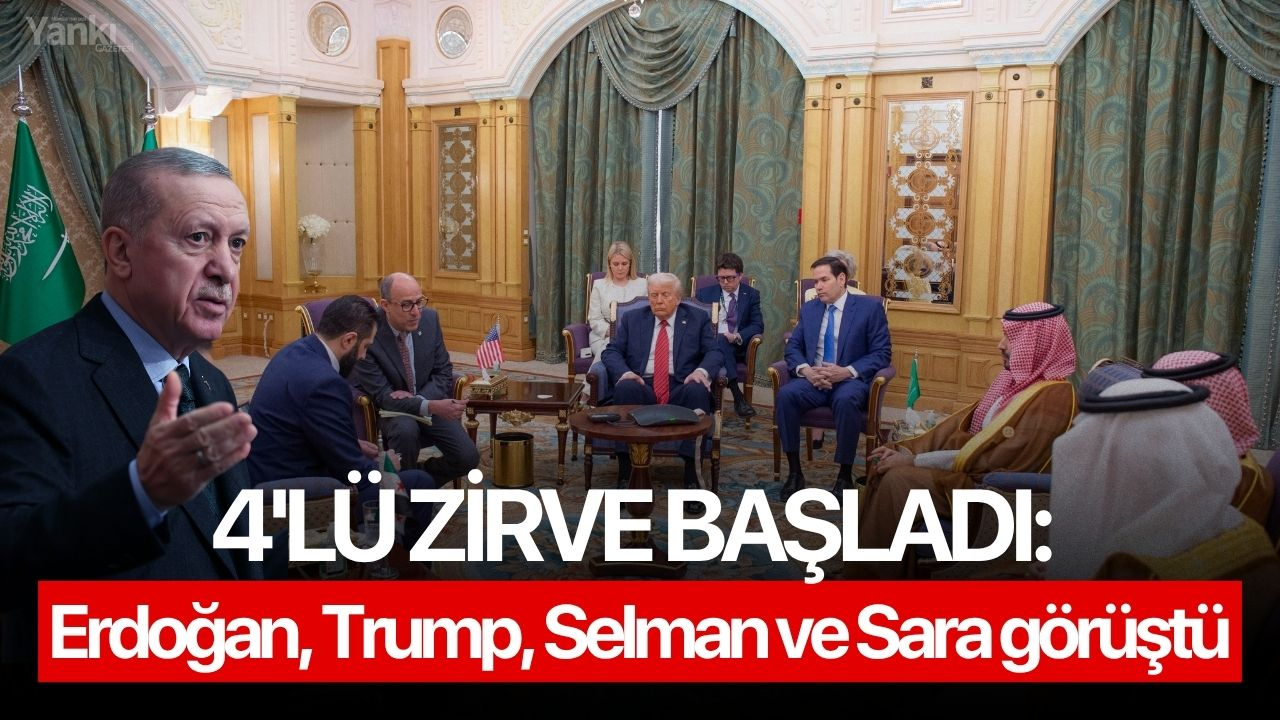 4'lü zirve başladı: Erdoğan, Trump, Selman ve Sara görüştü