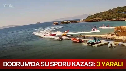 Bodrum'da su sporu kazası: 3 yaralı