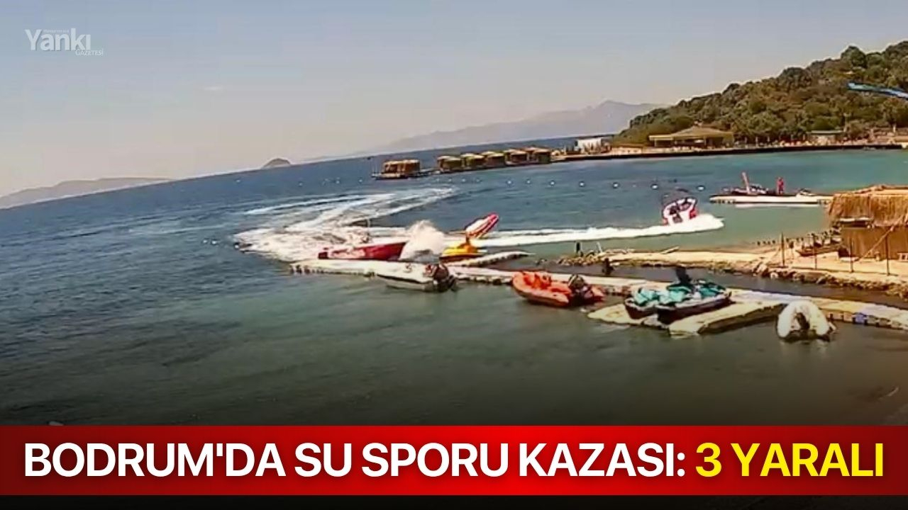 Bodrum'da su sporu kazası: 3 yaralı