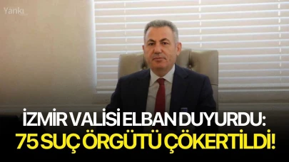 İzmir’de 75 suç örgütü çökertildi!