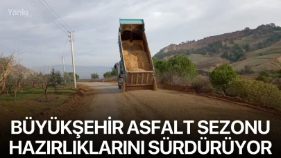 Büyükşehir Asfalt Sezonu Hazırlıklarını Sürdürüyor