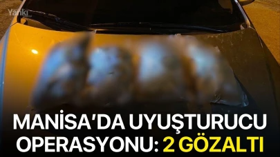 Manisa’da uyuşturucu operasyonu: 2 gözaltı