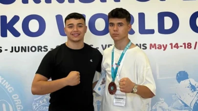 Turgutlulu Yiğit’ten kick boksta dünya 3’üncülüğü!