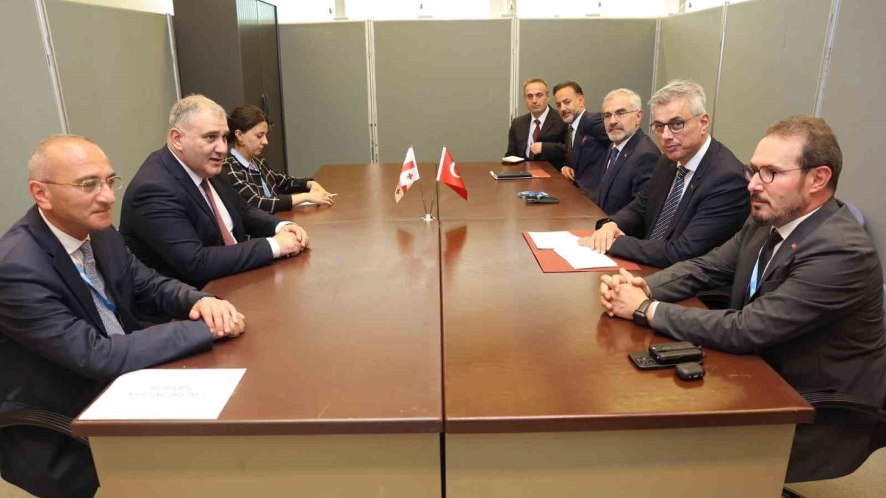 Sağlık Bakanı Memişoğlu, Gürcistanlı mevkidaşı ile bir araya geldi