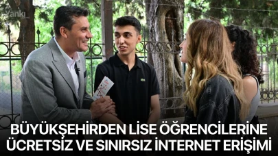 Büyükşehirden lise öğrencilerine ücretsiz ve sınırsız internet erişimi