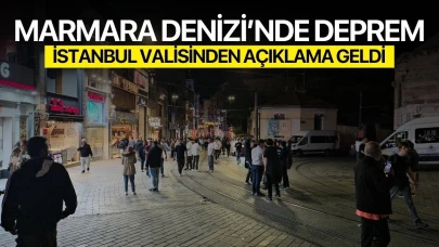 Marmara Denizi'nde korkutan deprem