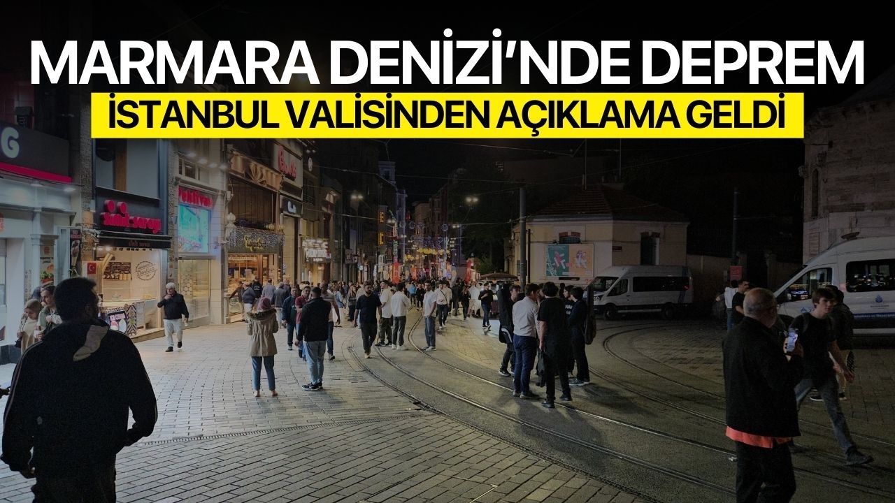 Marmara Denizi'nde korkutan deprem