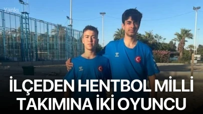 İlçeden Hentbol Milli takımına iki oyuncu