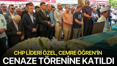 CHP lideri Özel, Cemre Öğren'in cenaze törenine katıldı