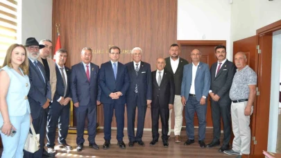 Türkiye Muhtarlar Federasyonu Genel Başkanı ilçede temaslarda bulundu