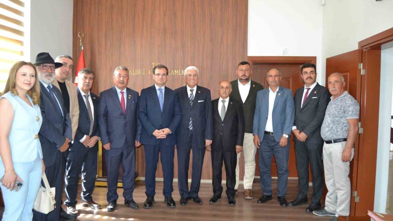 Türkiye Muhtarlar Federasyonu Genel Başkanı ilçede temaslarda bulundu
