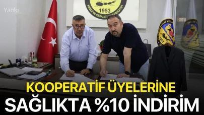 Kooperatif üyelerine sağlıkta %10 indirim