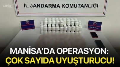 Manisa'da operasyon: Çok sayıda uyuşturucu!