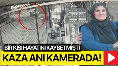 Feci kaza güvenlik kamerasında