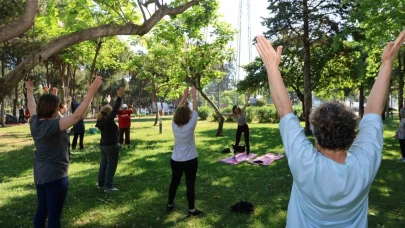İlçede açık havada spor etkinliği başladı