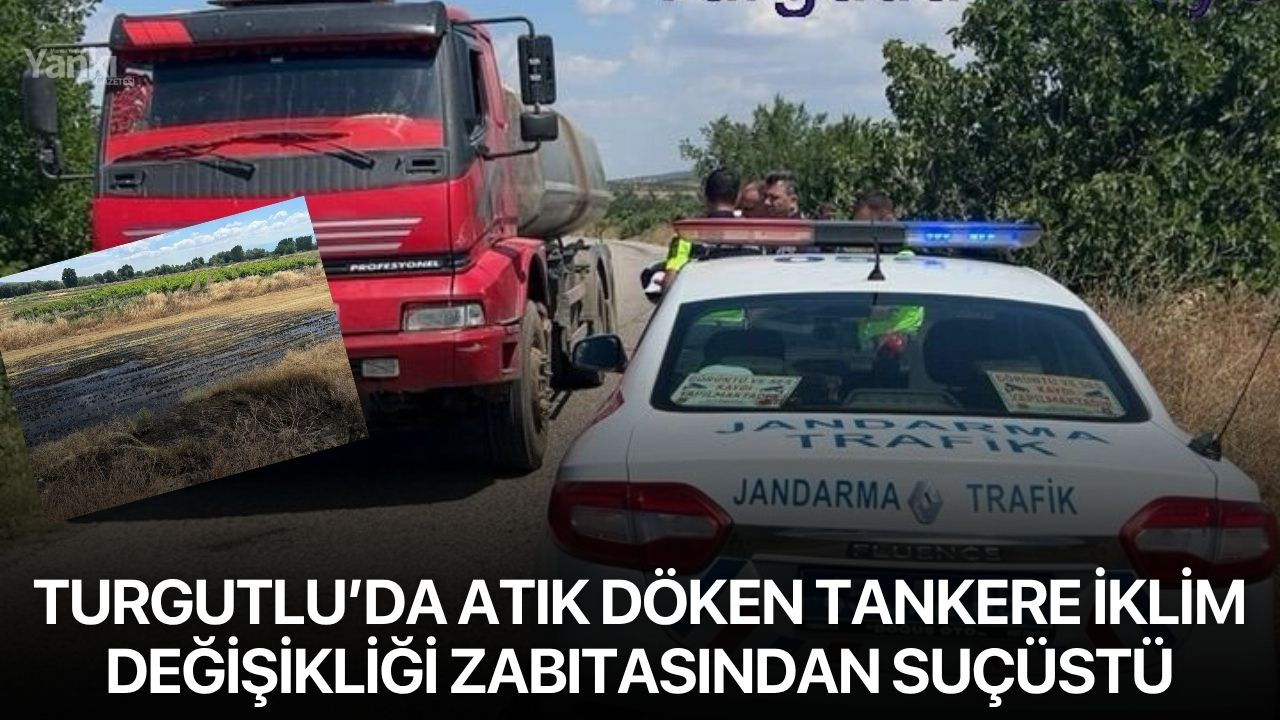 Atık döken tankere iklim değişikliği zabıtasından suçüstü