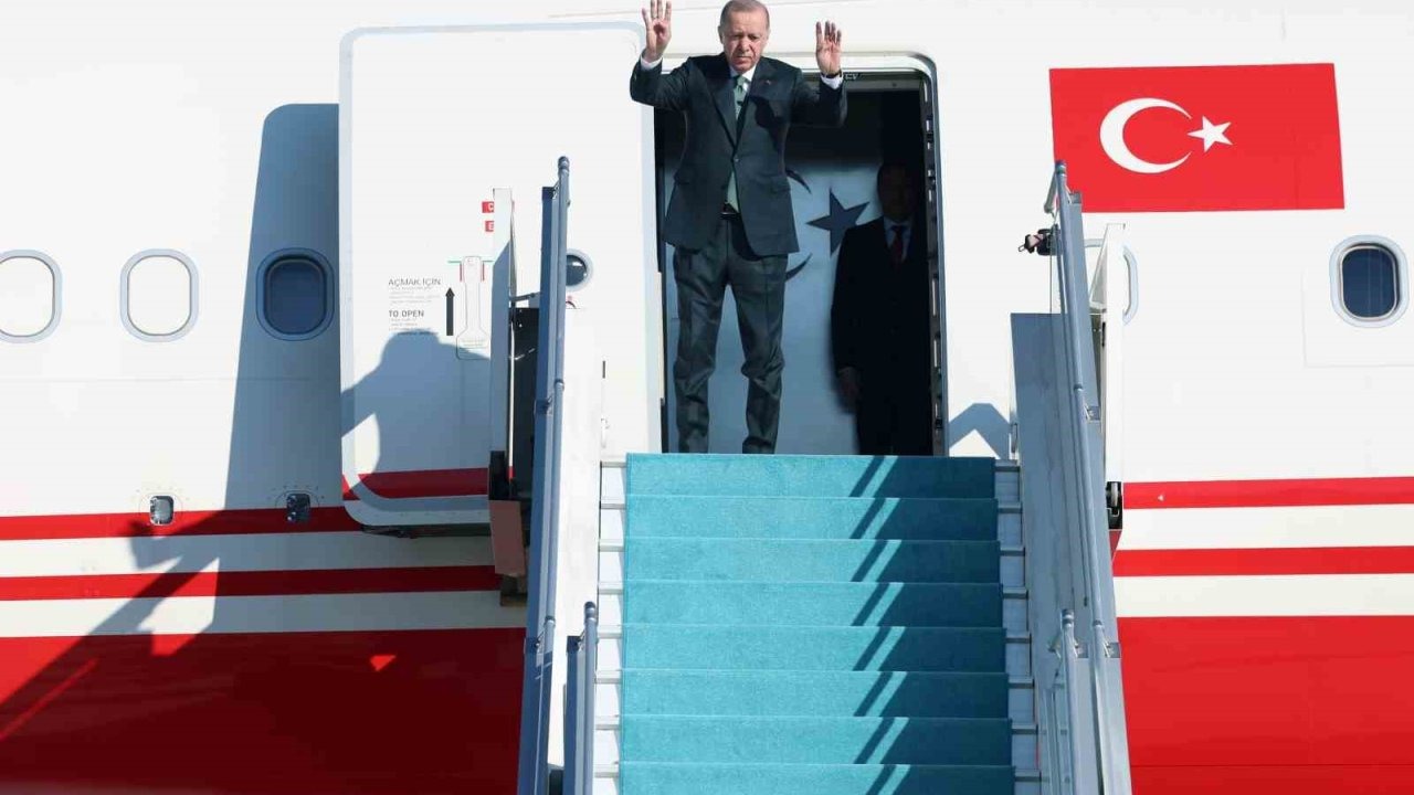 Cumhurbaşkanı Erdoğan Azerbaycan’a gitti