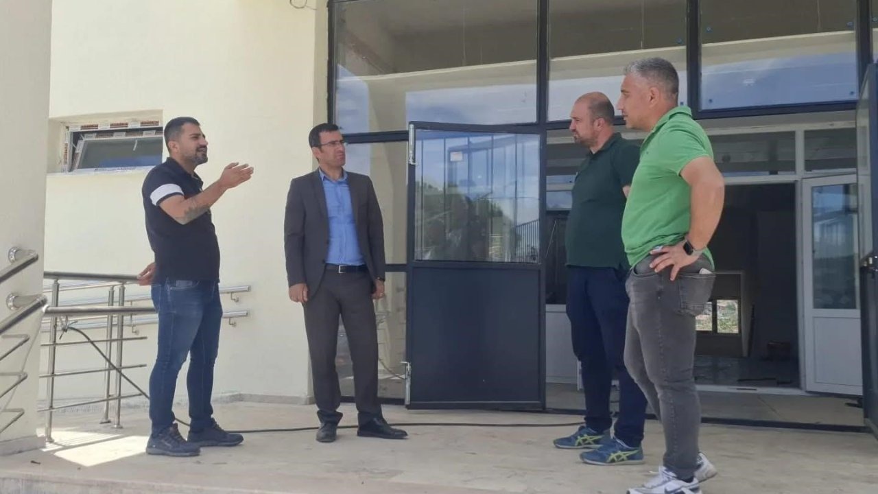 Karacaali İlkokulu’nda son kontroller yapıldı