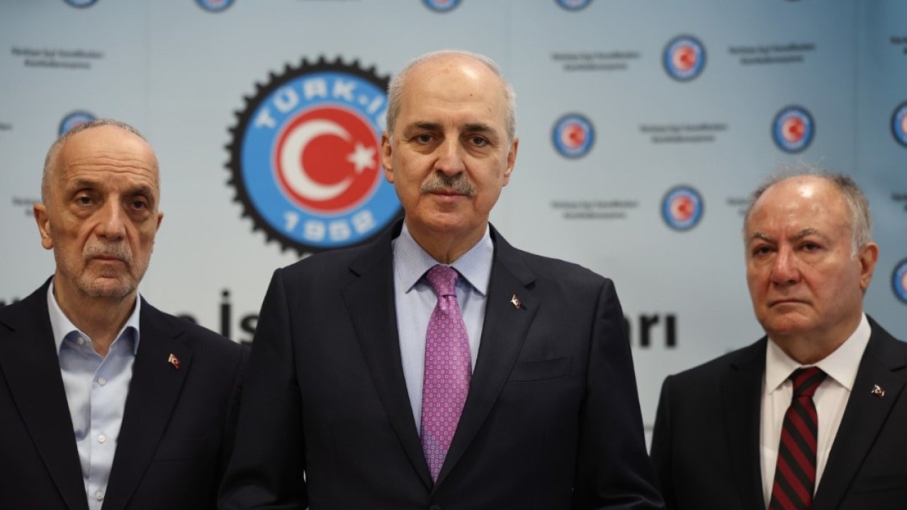 TBMM Başkanı Kurtulmuş, TÜRK-İŞ’i ziyaret etti