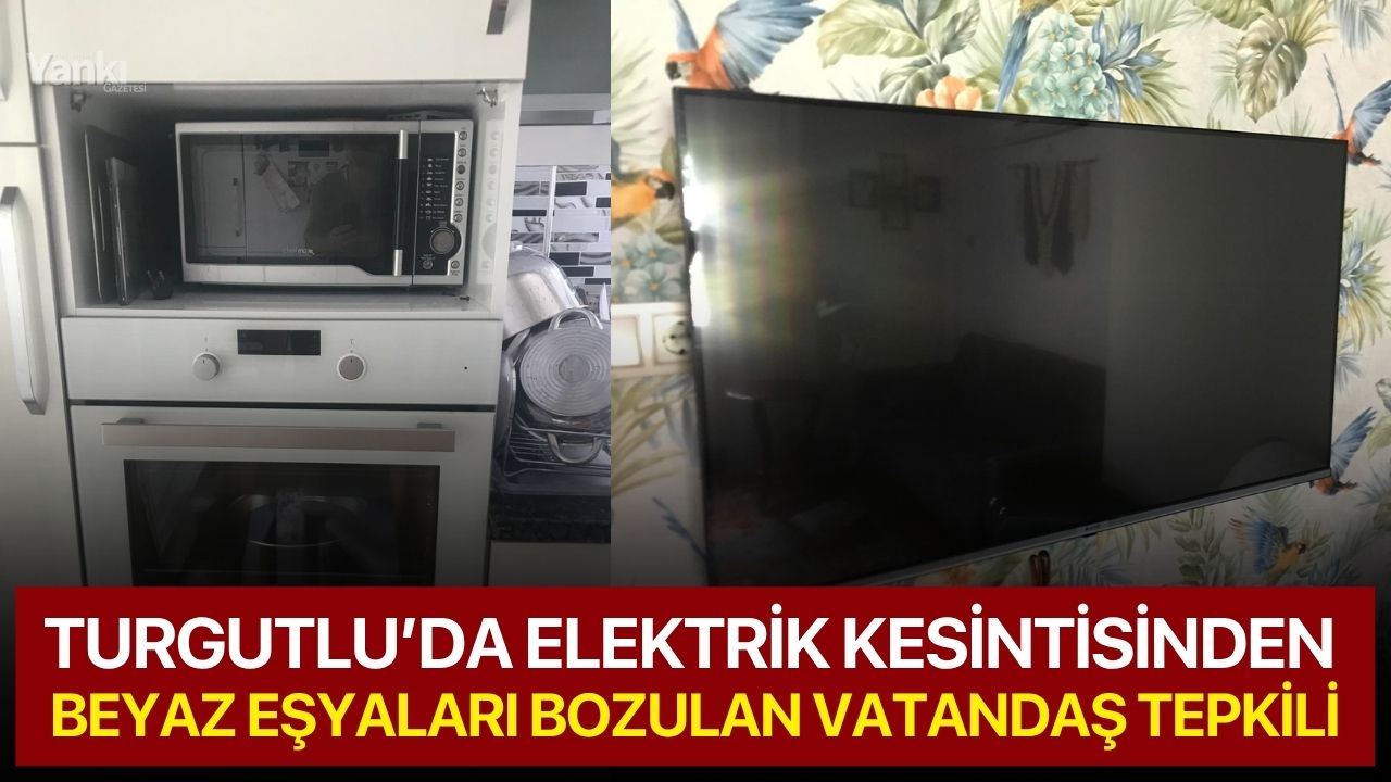 Elektrik kesintisinden beyaz eşyaları bozulan vatandaş tepkili