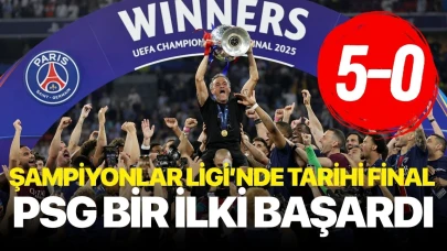 PSG tarihinde ilk kez Şampiyonlar Ligi şampiyonu