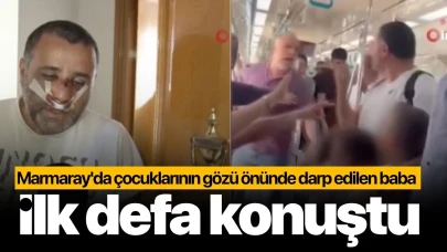 Marmaray'da çocuklarının gözü önünde darp edilen baba konuştu