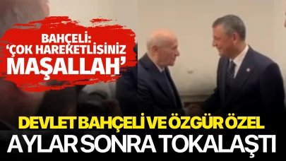 Bahçeli ve Özel Aylar Sonra Tokalaştı