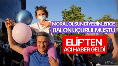 Moral olsun diye binlerce balon uçurulmuştu! Elif'ten acı haber geldi