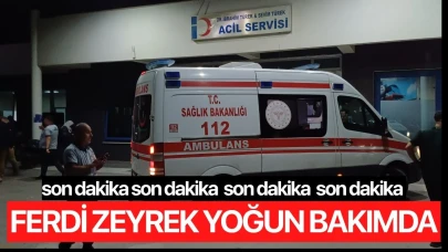 Manisa Büyükşehir Belediye Başkanı Ferdi Zeyrek elektrik çarpması sonucu hastaneye kaldırıldı