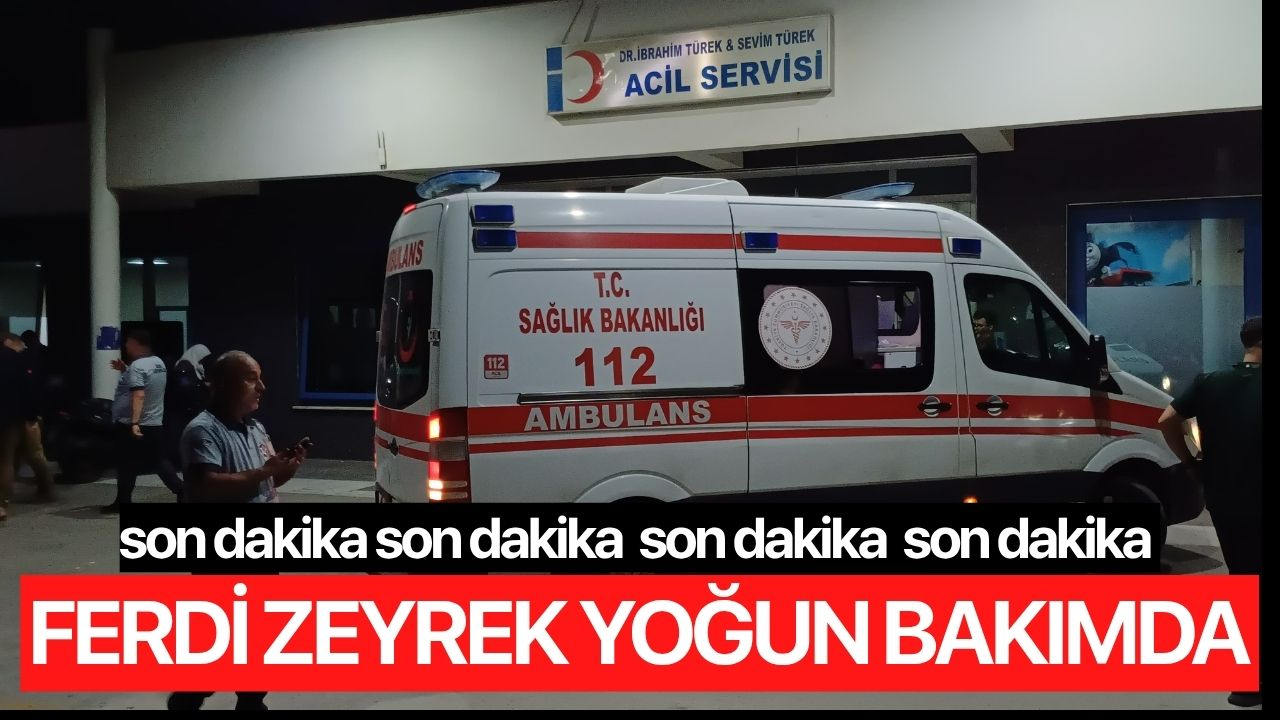 Manisa Büyükşehir Belediye Başkanı Ferdi Zeyrek elektrik çarpması sonucu hastaneye kaldırıldı