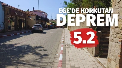 Ege'de korkutan deprem