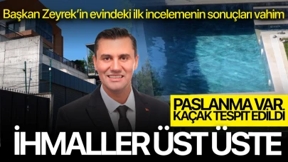 Ferdi Zeyrek'in evinde ilk inceleme tamamlandı