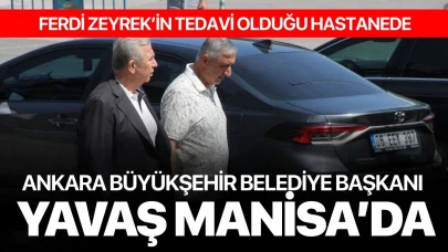 Mansur Yavaş Manisa'da