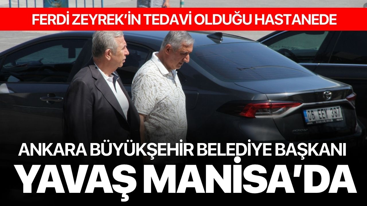 Mansur Yavaş Manisa'da
