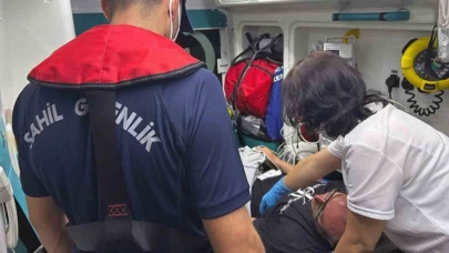 Özel teknede rahatsızlanan vatandaşa tıbbi tahliye