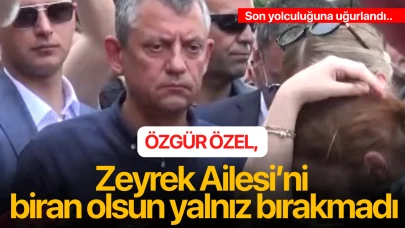 Özgür Özel, Zeyrek ailesini biran olsun yalnız bırakmadı
