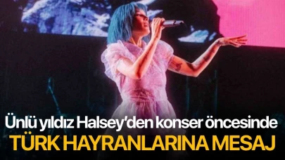 Ünlü yıldız Halsey’den konser öncesinde Türk hayranlarına mesaj
