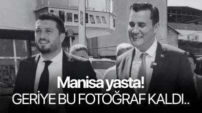 Manisa yasta! Geriye bu fotoğraf kaldı..