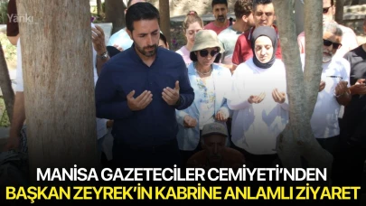 Gazeteciler Cemiyeti’nden Başkan Zeyrek’in Kabrine Anlamlı Ziyaret
