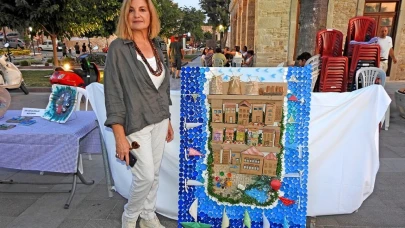 Çeşmeli minik eller, sürdürülebilir sanatla buluştu