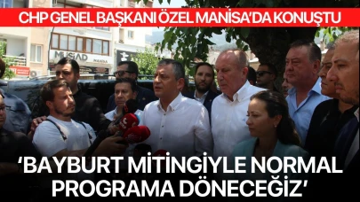 Özel: 'Bayburt Mitingiyle Normal Programa Döneceğiz'