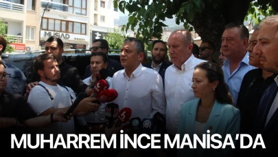 Muharrem İnce Ferdi Zeyrek için Manisa'da
