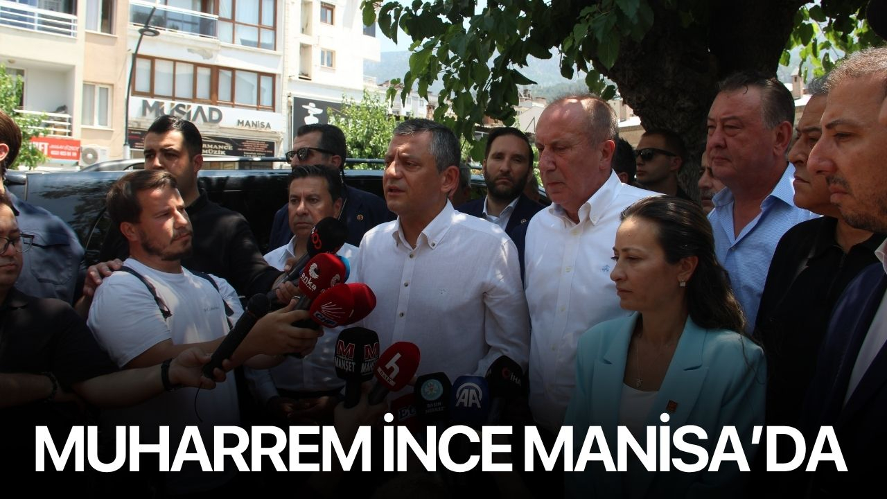 Muharrem İnce Ferdi Zeyrek için Manisa'da