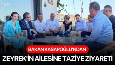 Bakan Kasapoğlu'ndan Zeyrek'in ailesine taziye ziyareti