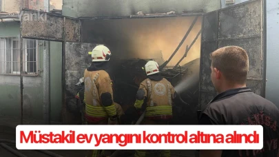 Turgutlu'da müstakil ev yangını kontrol altına alındı!