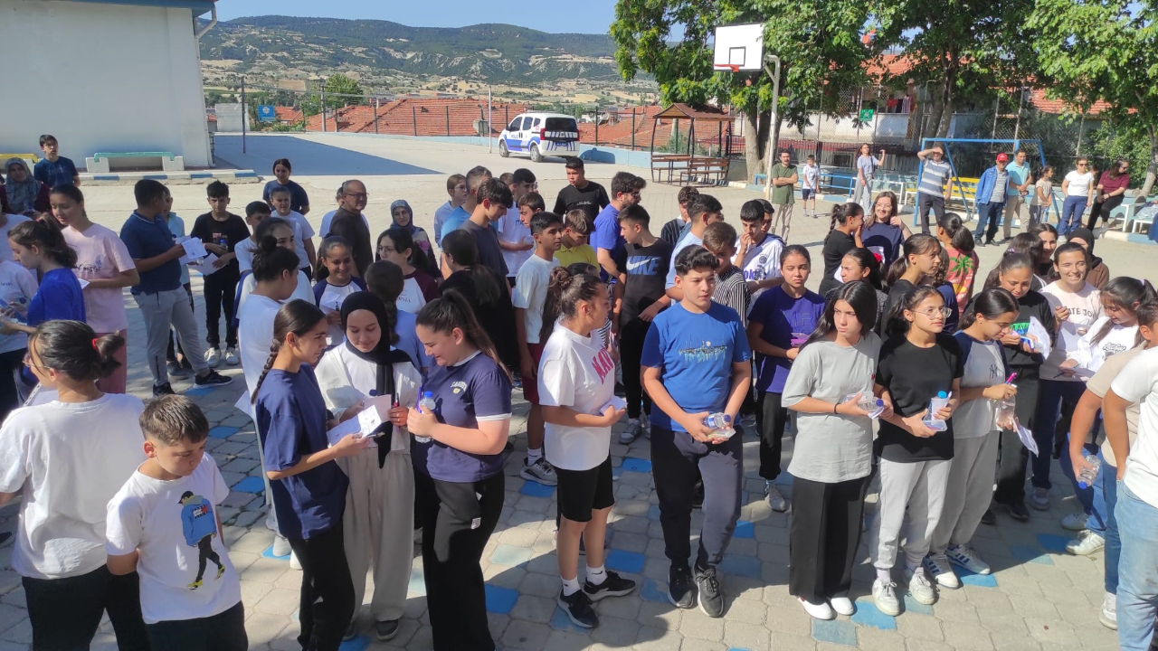 İlçede 184 öğrenci ter döktü