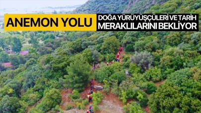 Anemon Yolu Doğa Yürüyüşçüleri ve Tarih Meraklılarını Bekliyor