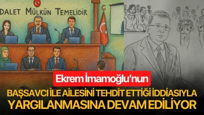 Ekrem İmamoğlu’nun Başsavcı ile ailesini tehdit ettiği iddiasıyla yargılanmasına devam ediliyor