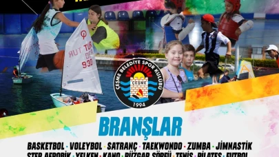 Çeşme Belediye Spor Kulübü Yaz Spor Okulu başvuruları başladı